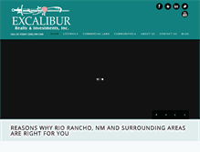 Tablet Screenshot of excaliburinvestmentsnm.com